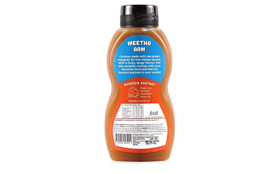 Bandar Sweet Mango Chutney    Bottle  225 grams
